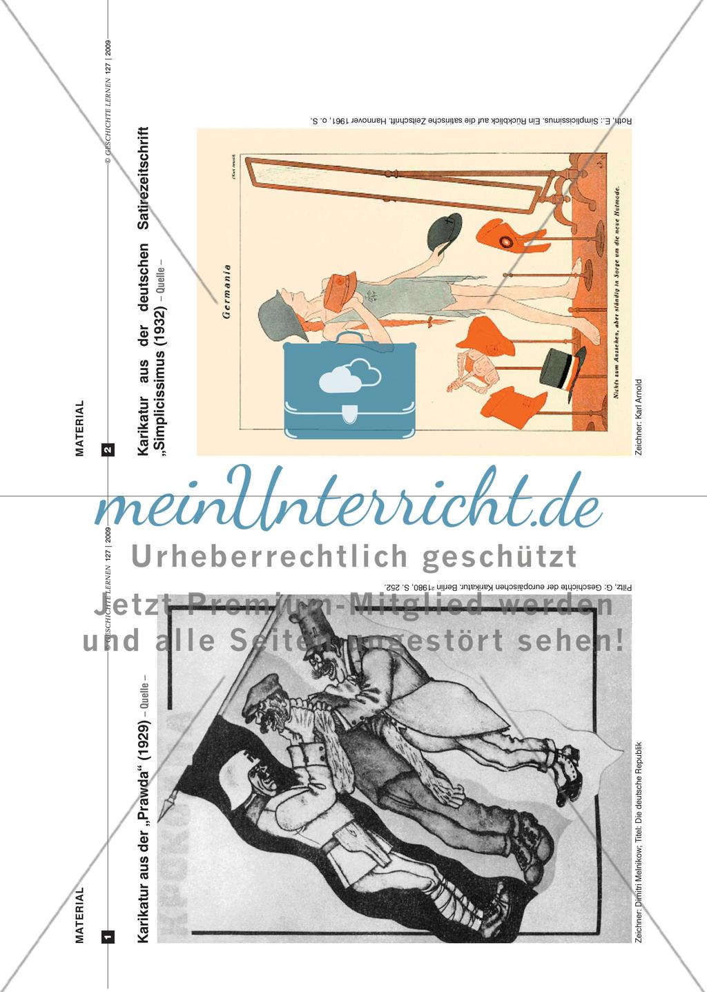 Der Untergang Weimars in Karikaturen Preview 4