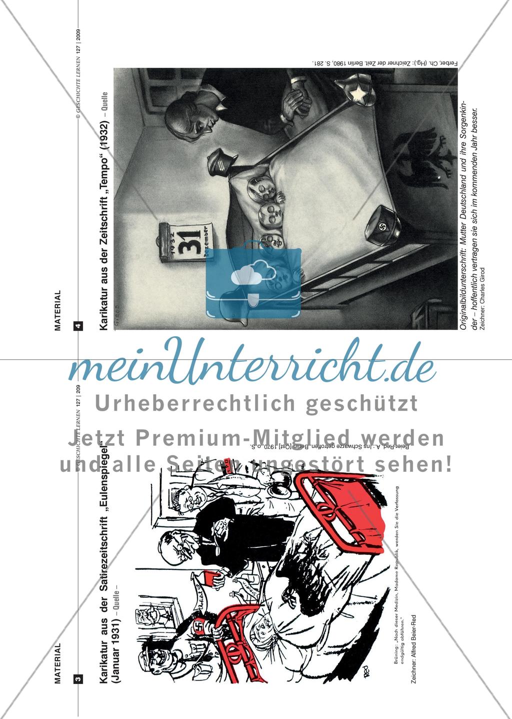 Der Untergang Weimars in Karikaturen Preview 5