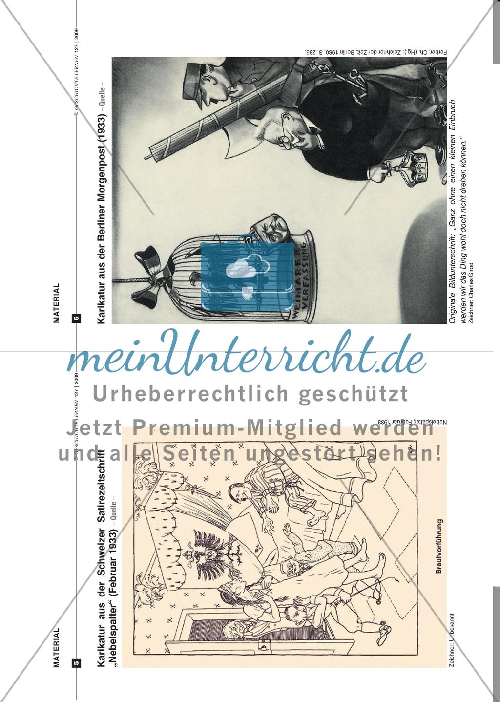 Der Untergang Weimars in Karikaturen Preview 6