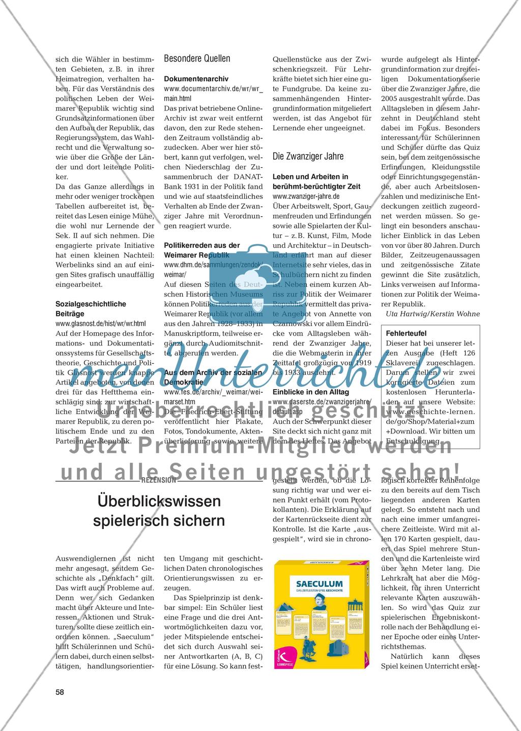 Informationen Weimarer Republik Preview 2