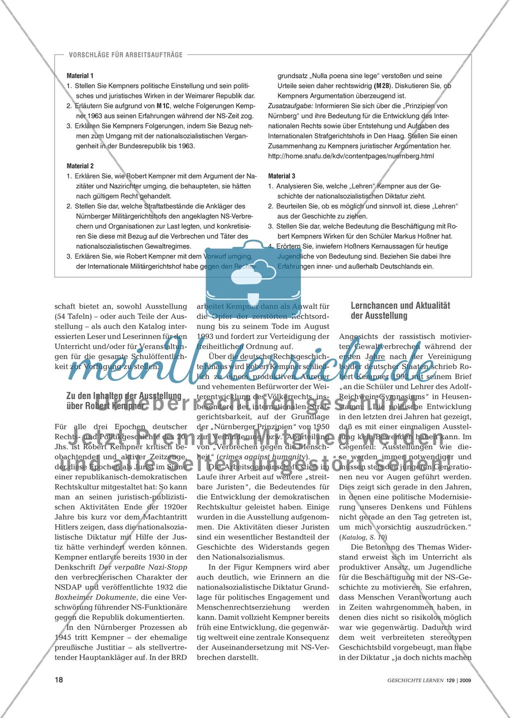 Wanderausstellung: Jurist Robert Kempner Preview 2