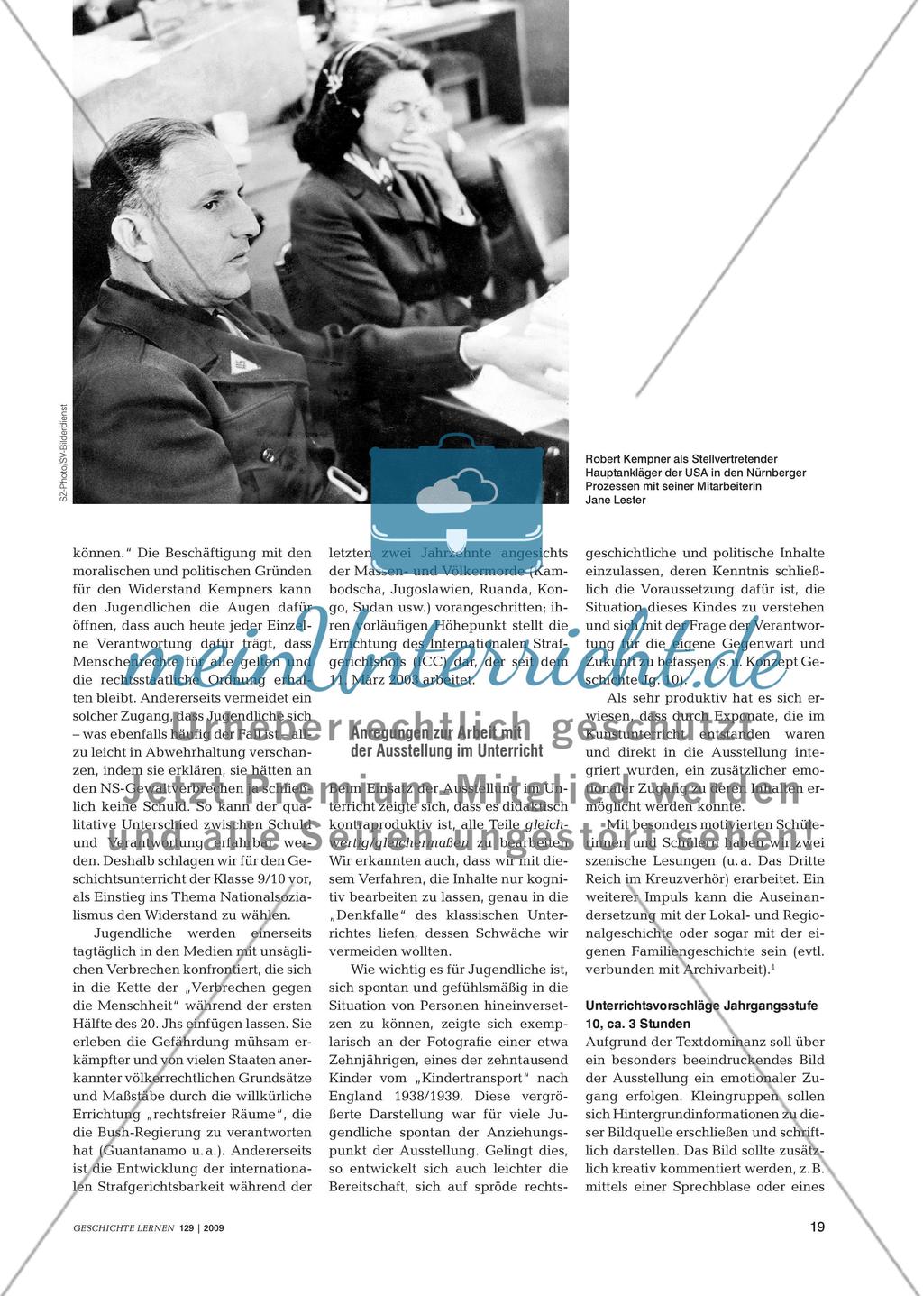 Wanderausstellung: Jurist Robert Kempner Preview 3