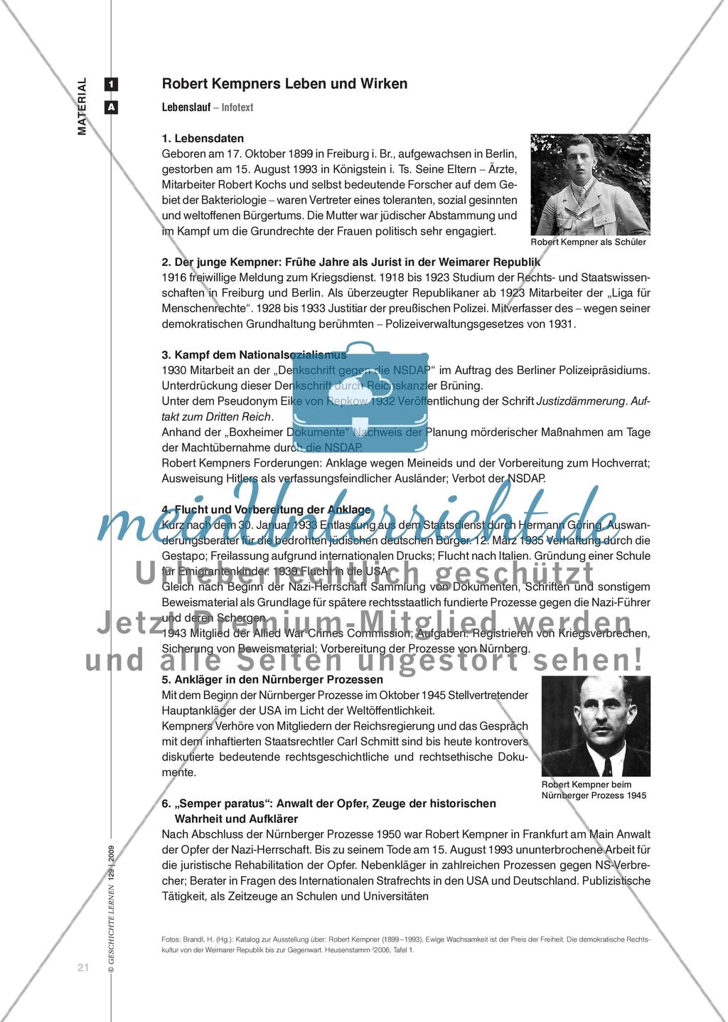 Wanderausstellung: Jurist Robert Kempner Preview 5