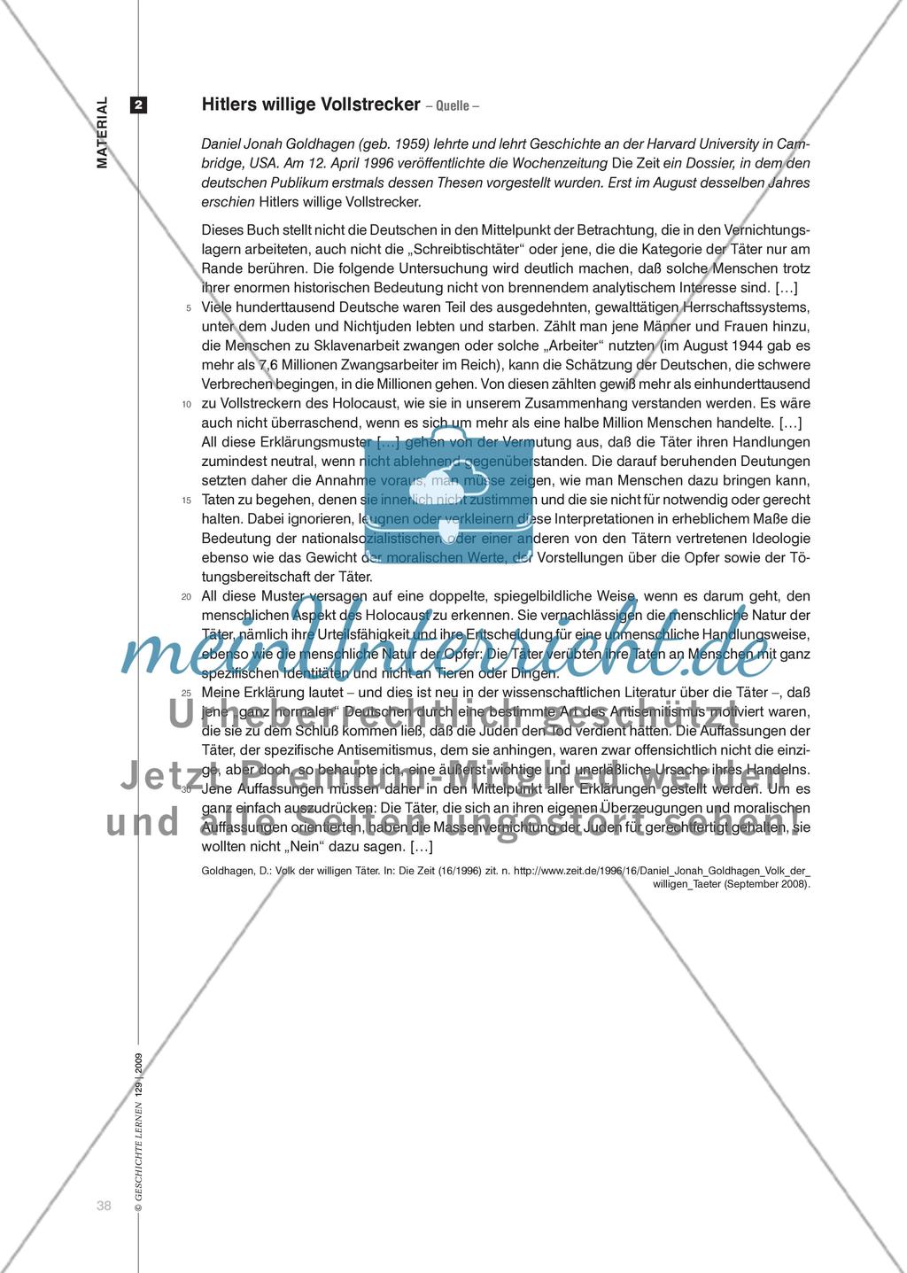 Die „Goldhagen-Kontroverse“ Preview 5