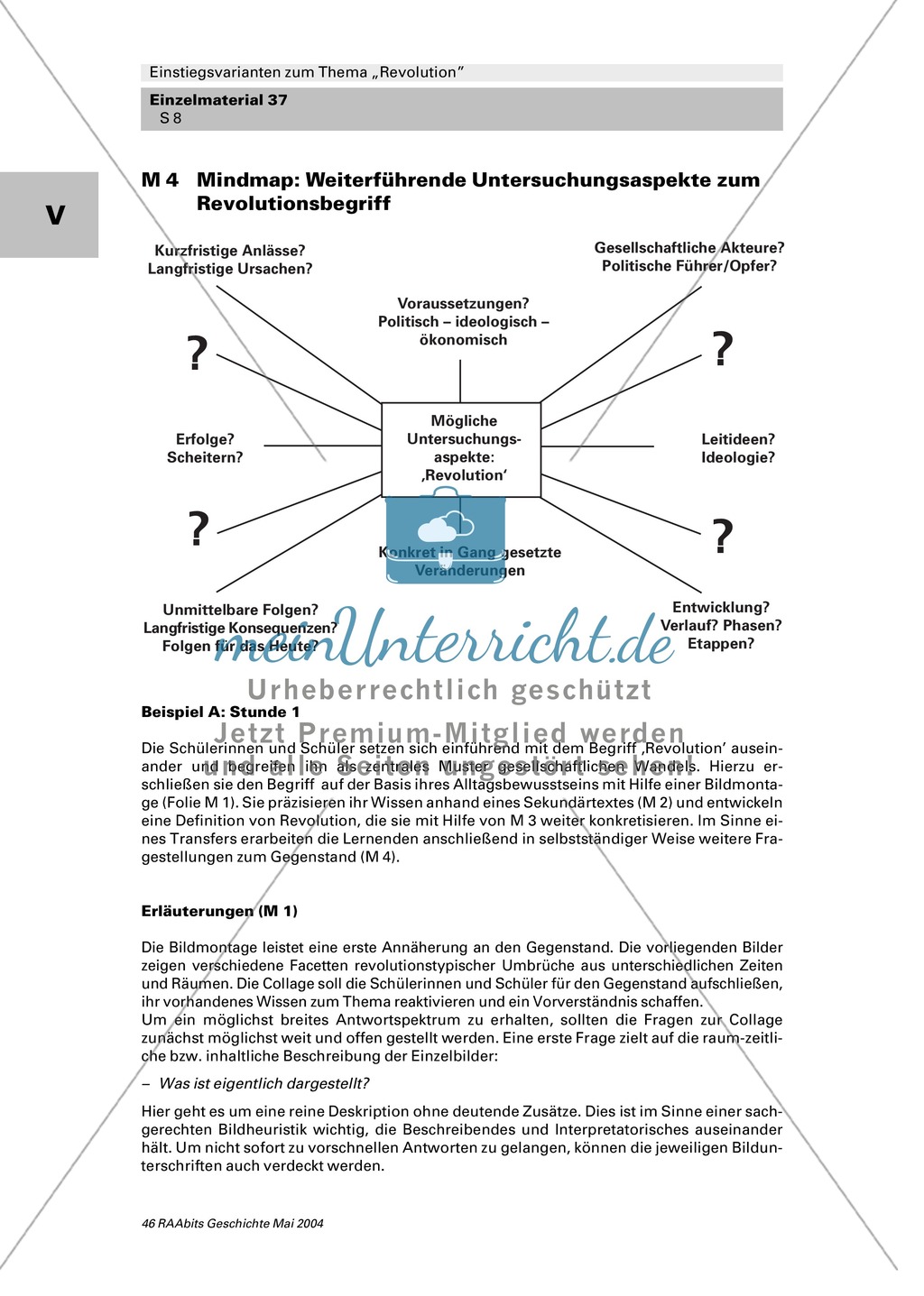 Einstiegsvariante zum Thema