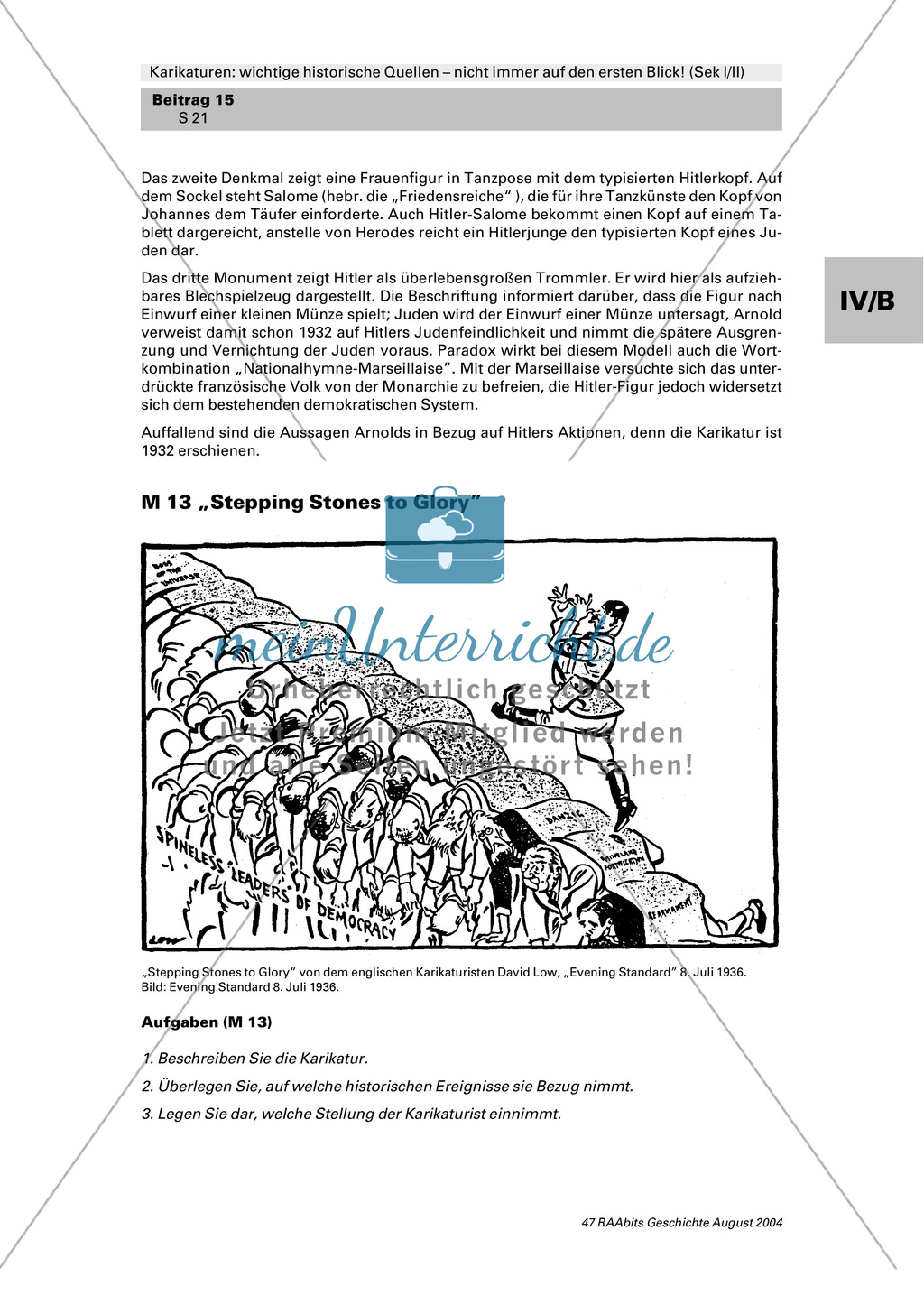 Karikaturen zur Weimarer Republik Preview 6