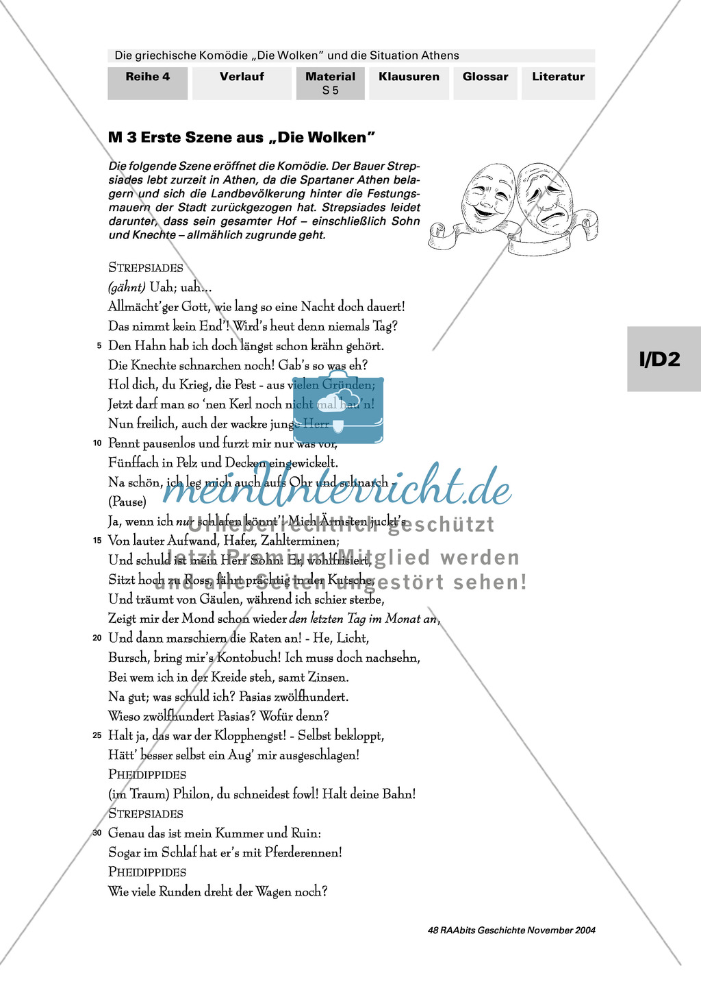 Die antike griechische Komödie