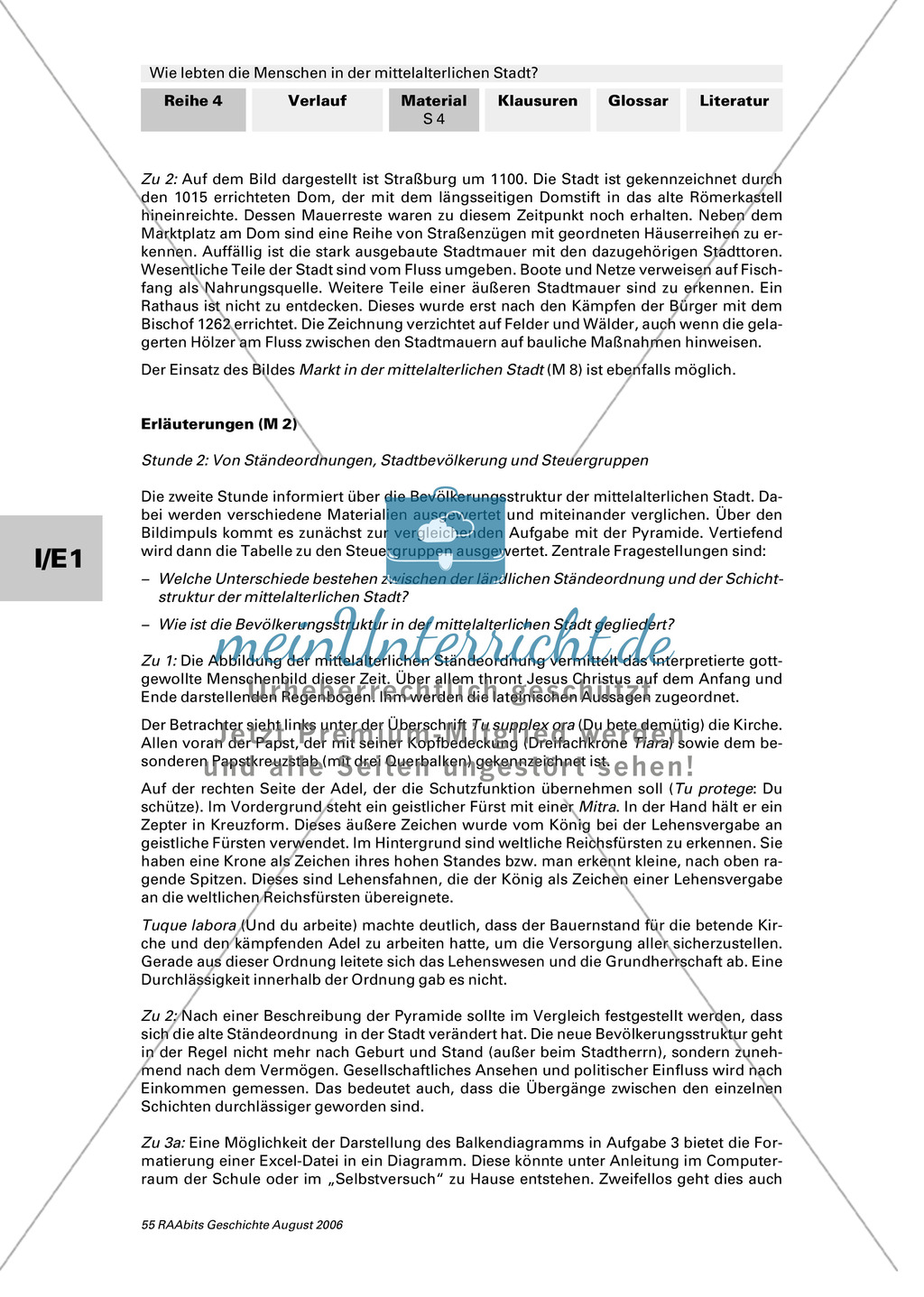 Patrizier, Bürger, Zunftgenosse: Entstehung der mittelalterlichen Stadt Preview 3