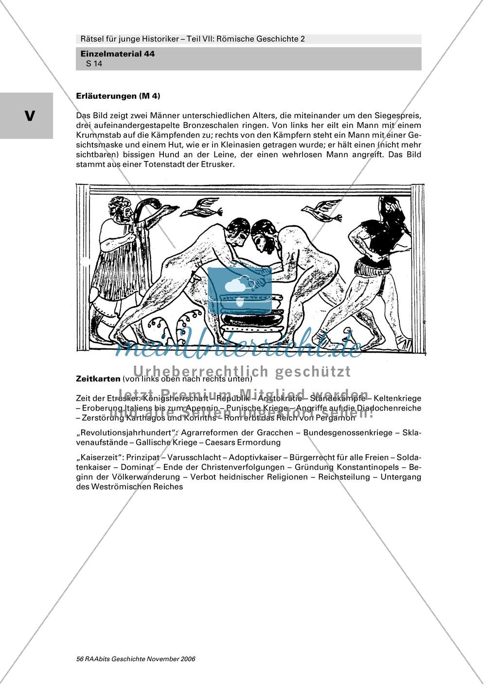 Römische Geschichte: Puzzle zu röm. Herrschaftsformen, bedeutenden Ereignissen und Erfolgen Preview 3