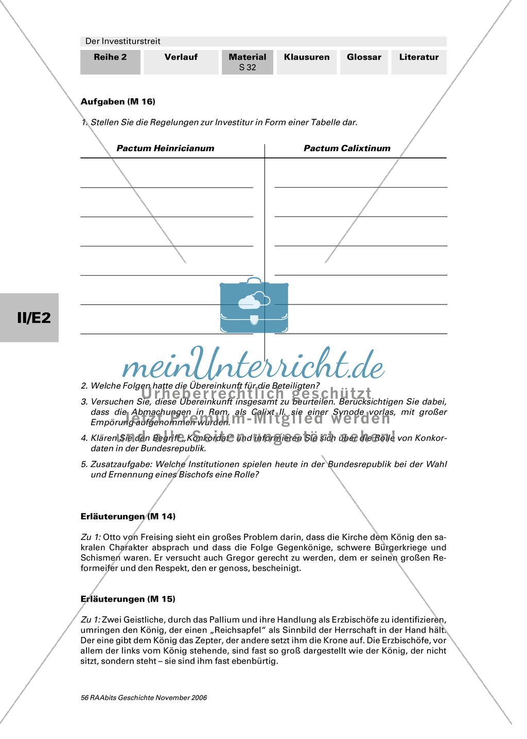 Der Investiturstreit und sein Ausgang: Das Wormser Konkordat Preview 2