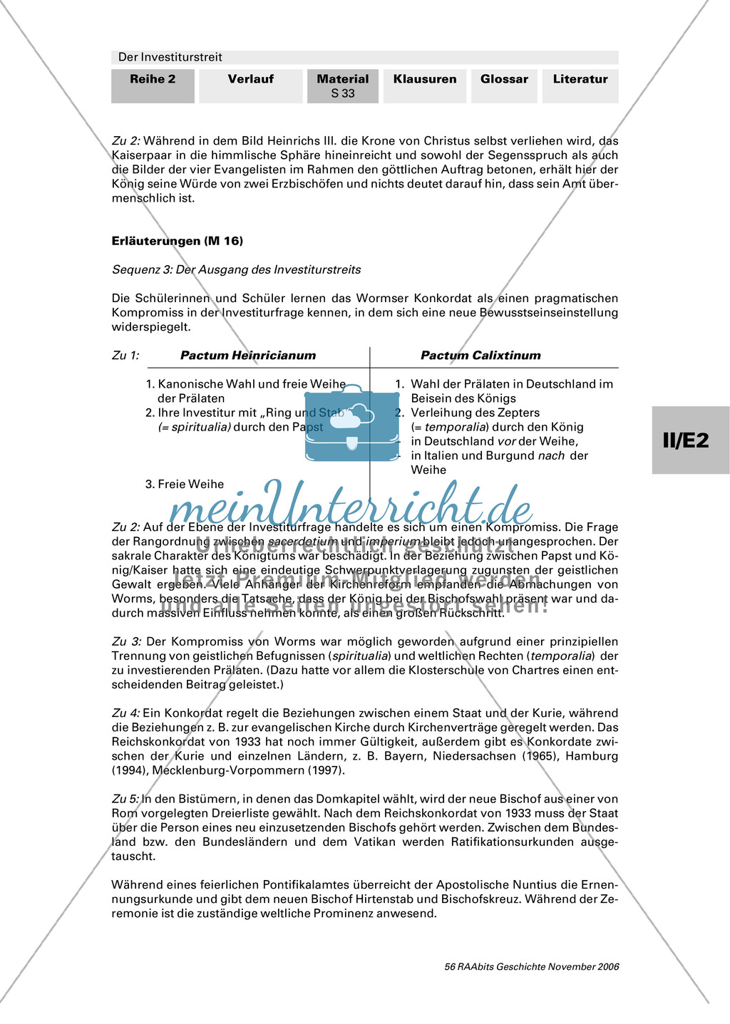 Der Investiturstreit und sein Ausgang: Das Wormser Konkordat Preview 3