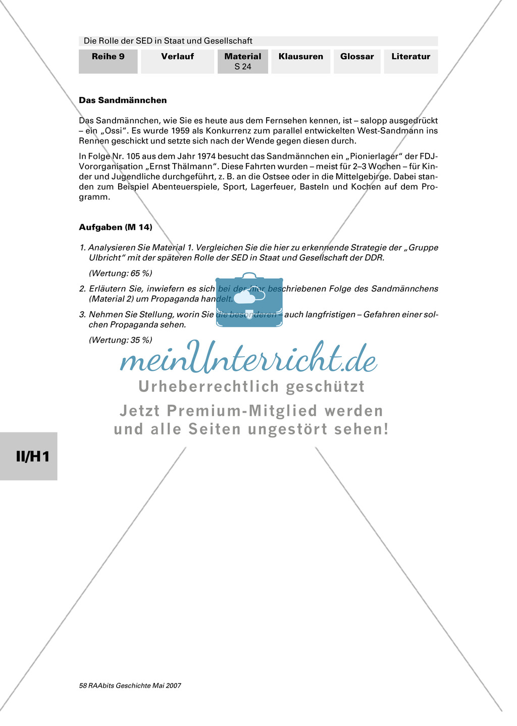Die Rolle der SED in Staat und Gesellschaft. Preview 2