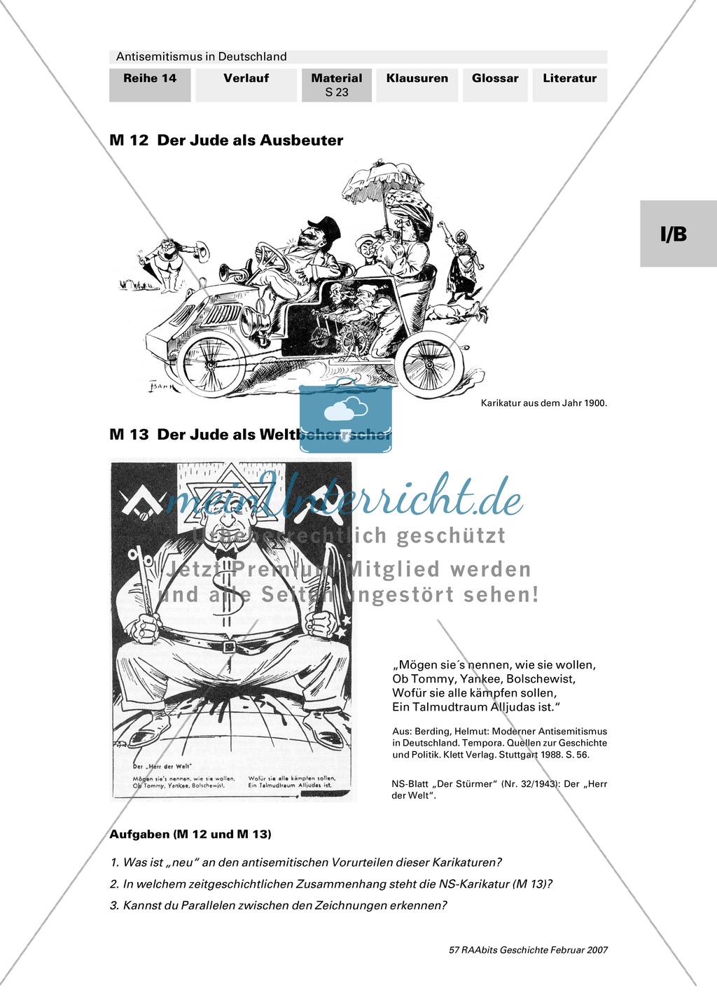 Antisemitismus in Deutschland: Juden im Kaiserreich: Zwischen Anpassung und Ausgrenzung Preview 2