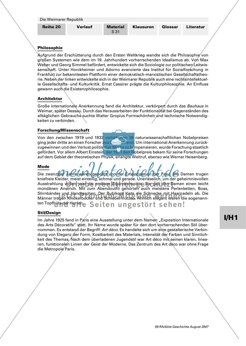 Die Weimarer Republik: Die "Goldenen Zwanziger" Preview 3
