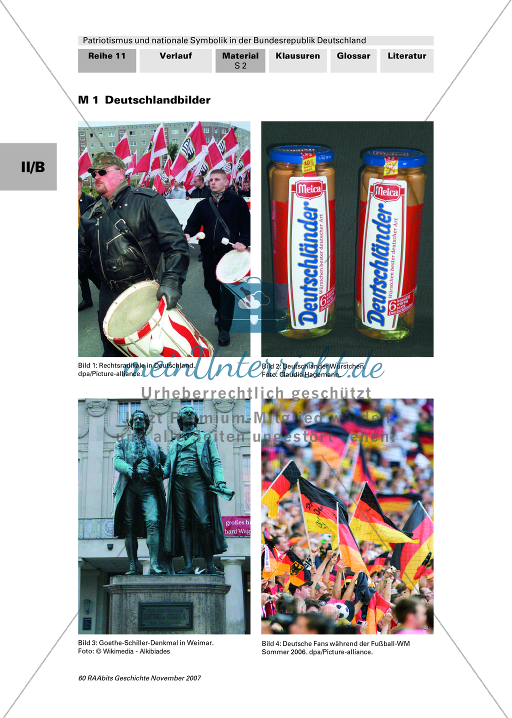 Patriotismus und nationale Symbolik in der Bundesrepublik Deutschland: WM 2006 in Deutschland als Einstieg Preview 1