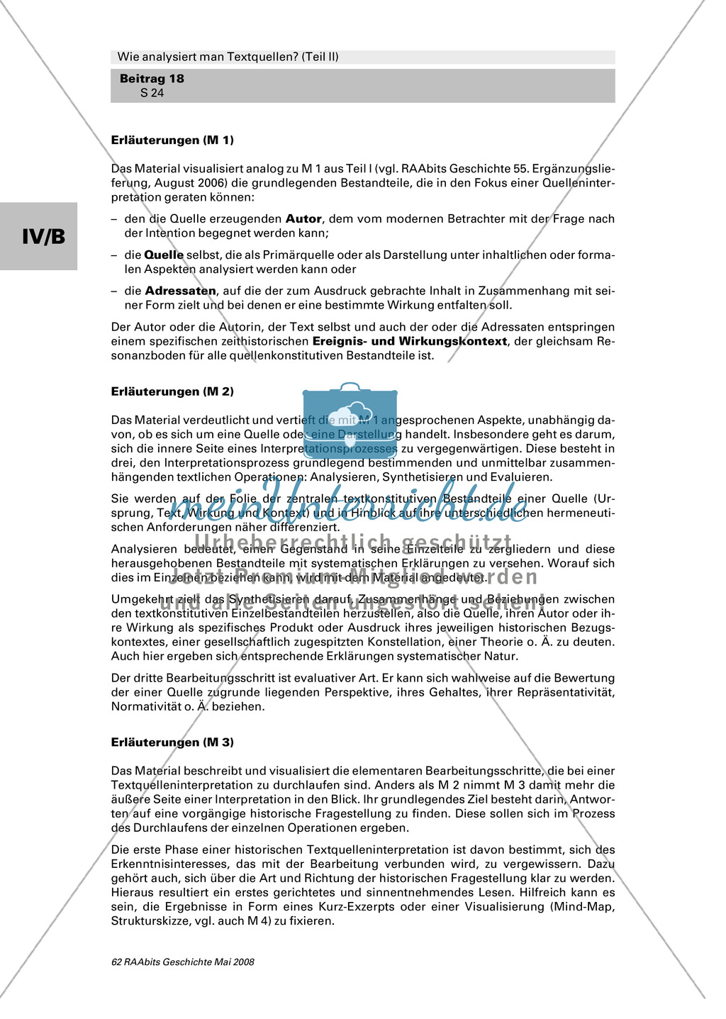 Analyse von Textquellen: Die wichtigsten Schritte einer historischen Textquelleninterpretation an Schaubildern erklärt Preview 4