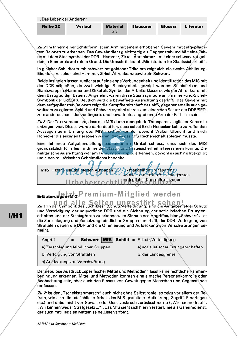 Anspruch und Wirklichkeit des Ministeriums für Staatssicherheit der DDR: Arbeitsmaterial mit Erläuterungen Preview 5