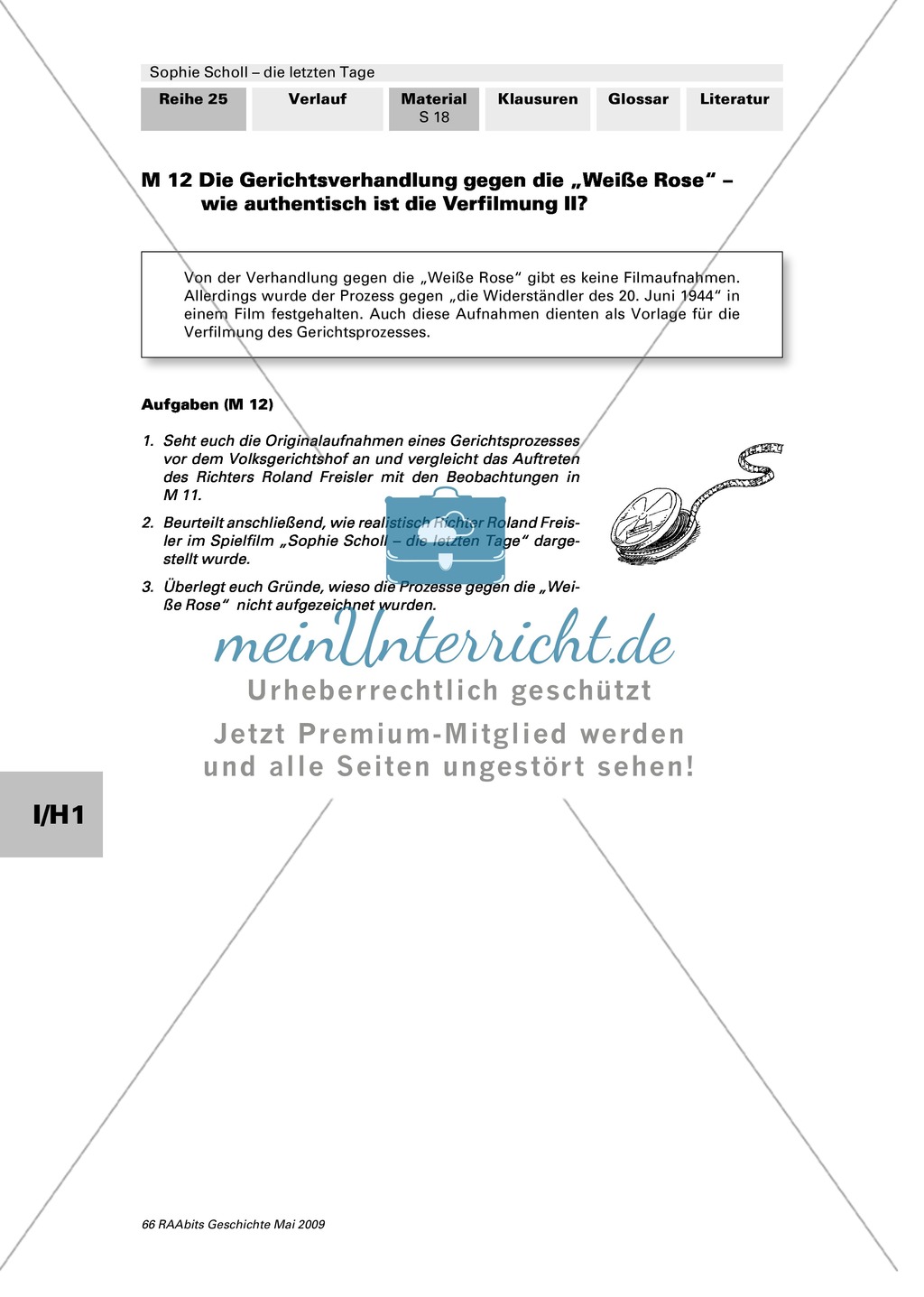 Sophie Scholl - die letzten Tage: Die Gerichtsverhandlung gegen die Mitglieder der "Weißen Rose" -Wirklichkeit oder Fiktion? Preview 4