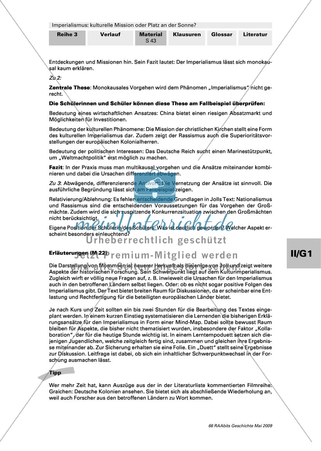 Imperialismus: historische Imperialismustheorien: Text: James Joll: Entstehung Imperialismus + Text: Wolfgang J. Mommsen: Folgen imperialistischer Herrschaft Preview 4