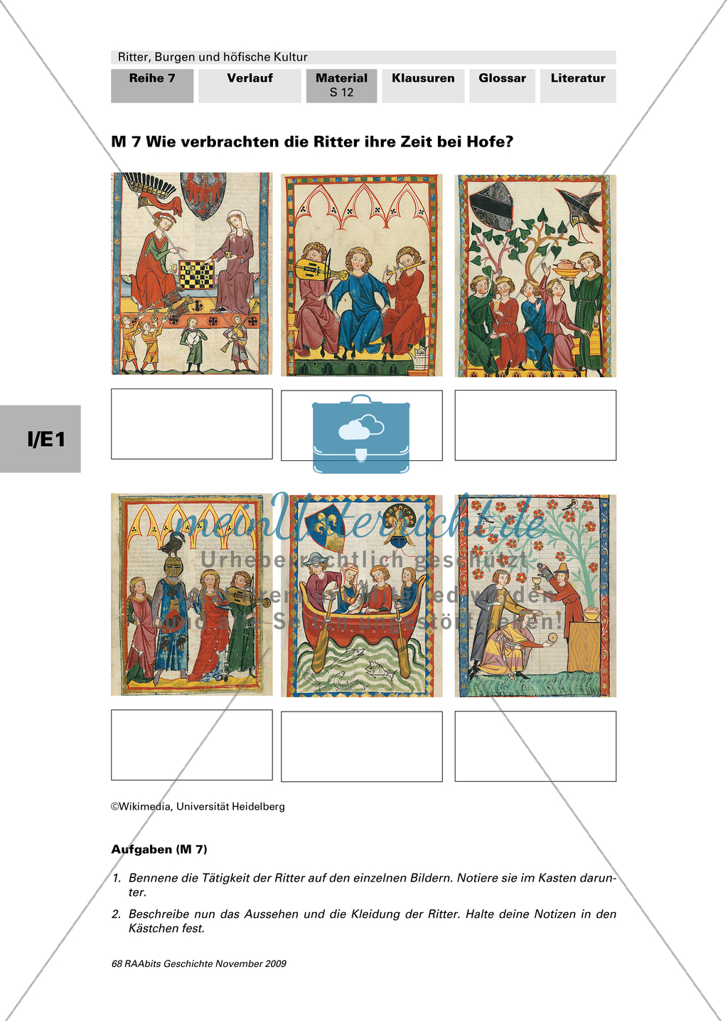 Ritter, Burgen und höfische Kultur: Leben der Ritter bei Hofe Preview 2