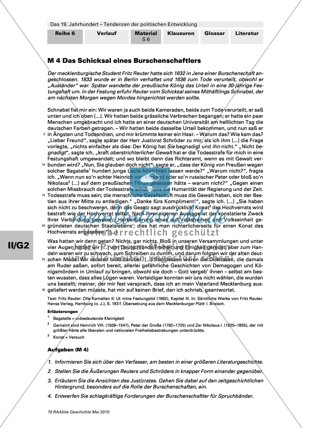 Das 19. Jahrhundert - Tendenzen der politischen Entwicklung: Das Jahrhundert der Revolutionen - Revolution von 1830 - Vormärz - Revolution von 1848 - Begriffsdefinition Preview 1