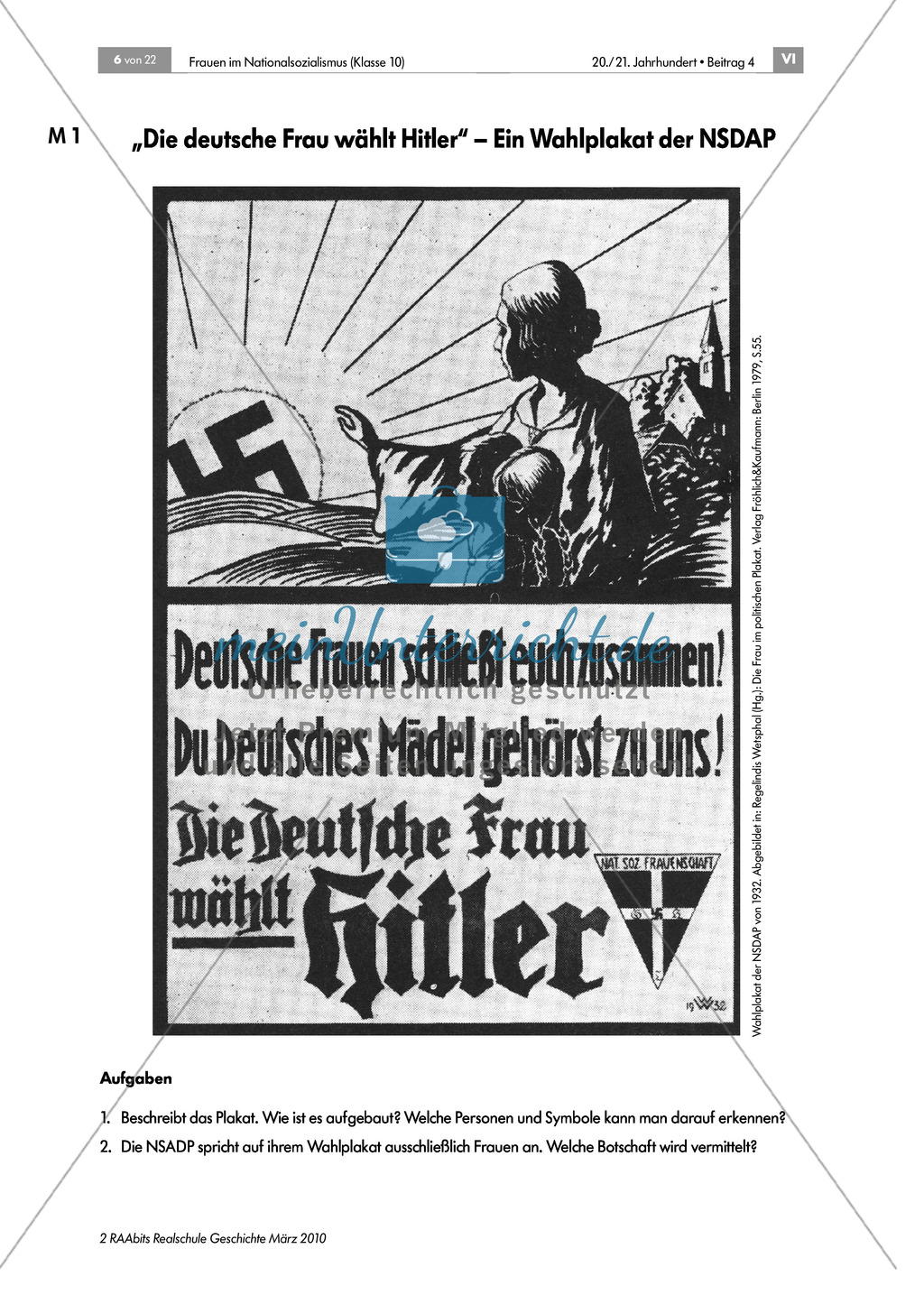 Frauen im Nationalsozialismus: Propaganda Preview 1