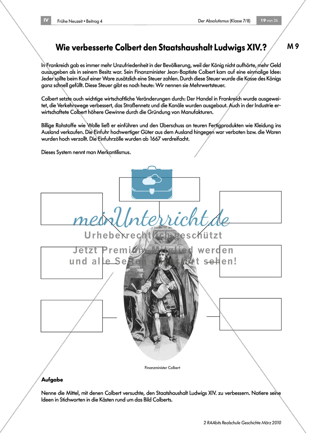 Der Absolutismus: Staatshaushalt und Machterhalt Preview 1