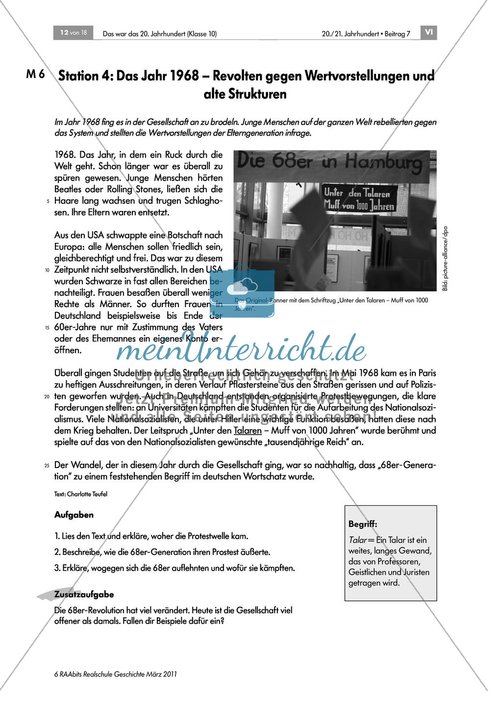 Die Geschichte Deutschlands im 20. Jahrhundert: Lerntheke zum Thema Preview 5