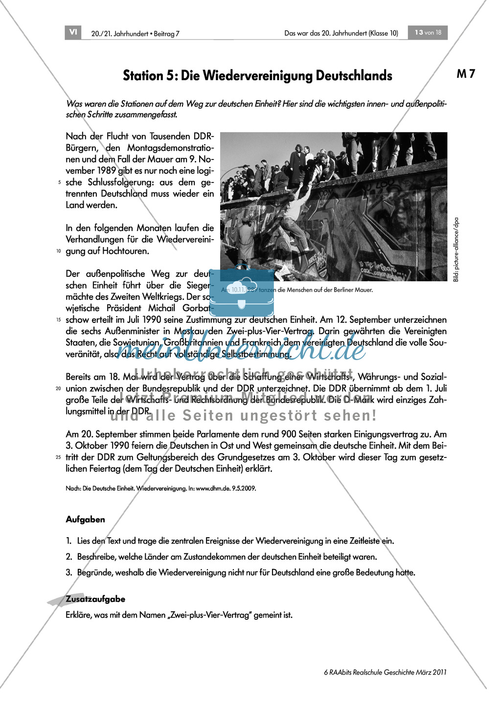 Die Geschichte Deutschlands im 20. Jahrhundert: Lerntheke zum Thema Preview 6