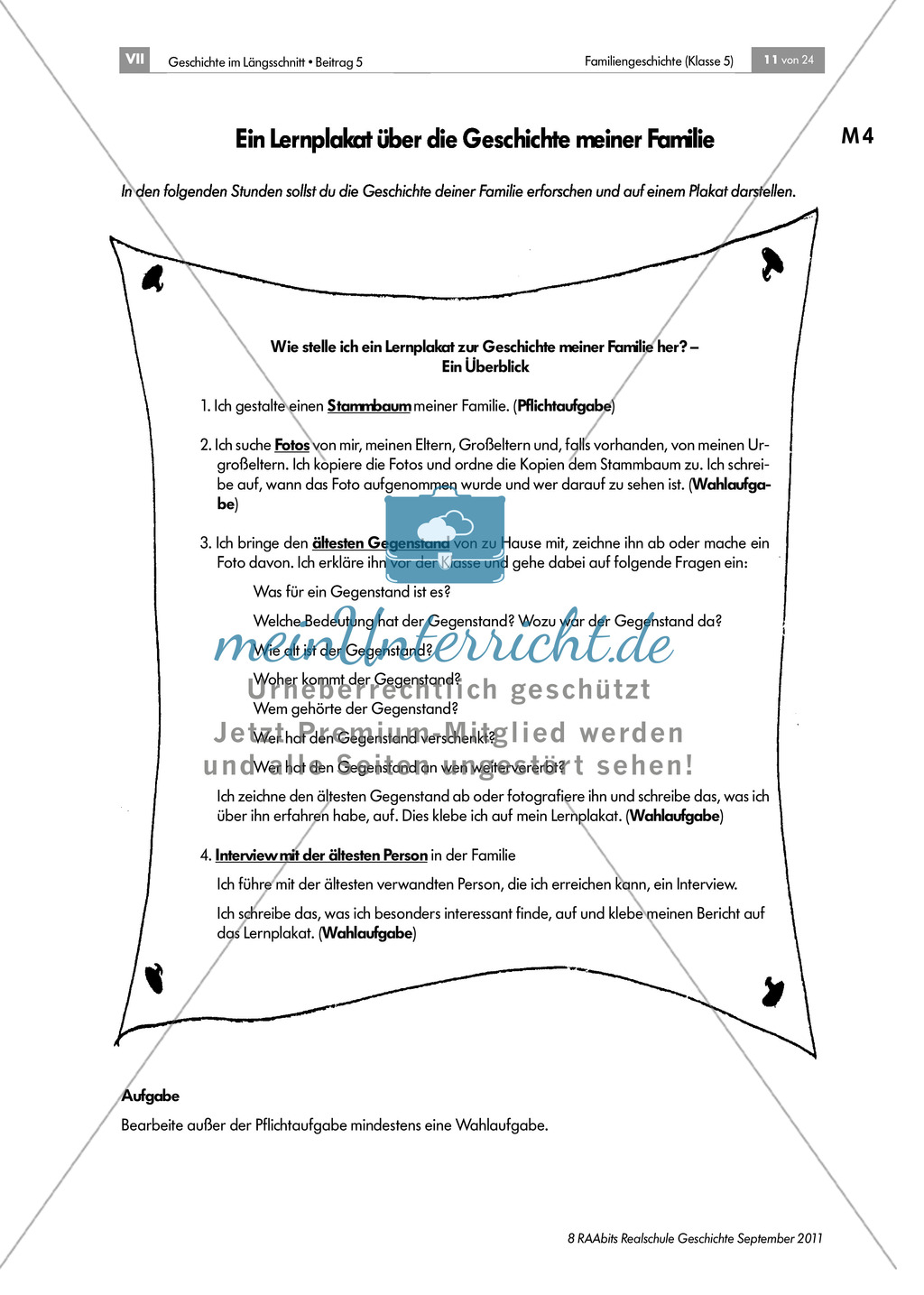 Familiengeschichte: Meine Familiengeschichte - ein Forschungsprojekt Preview 1