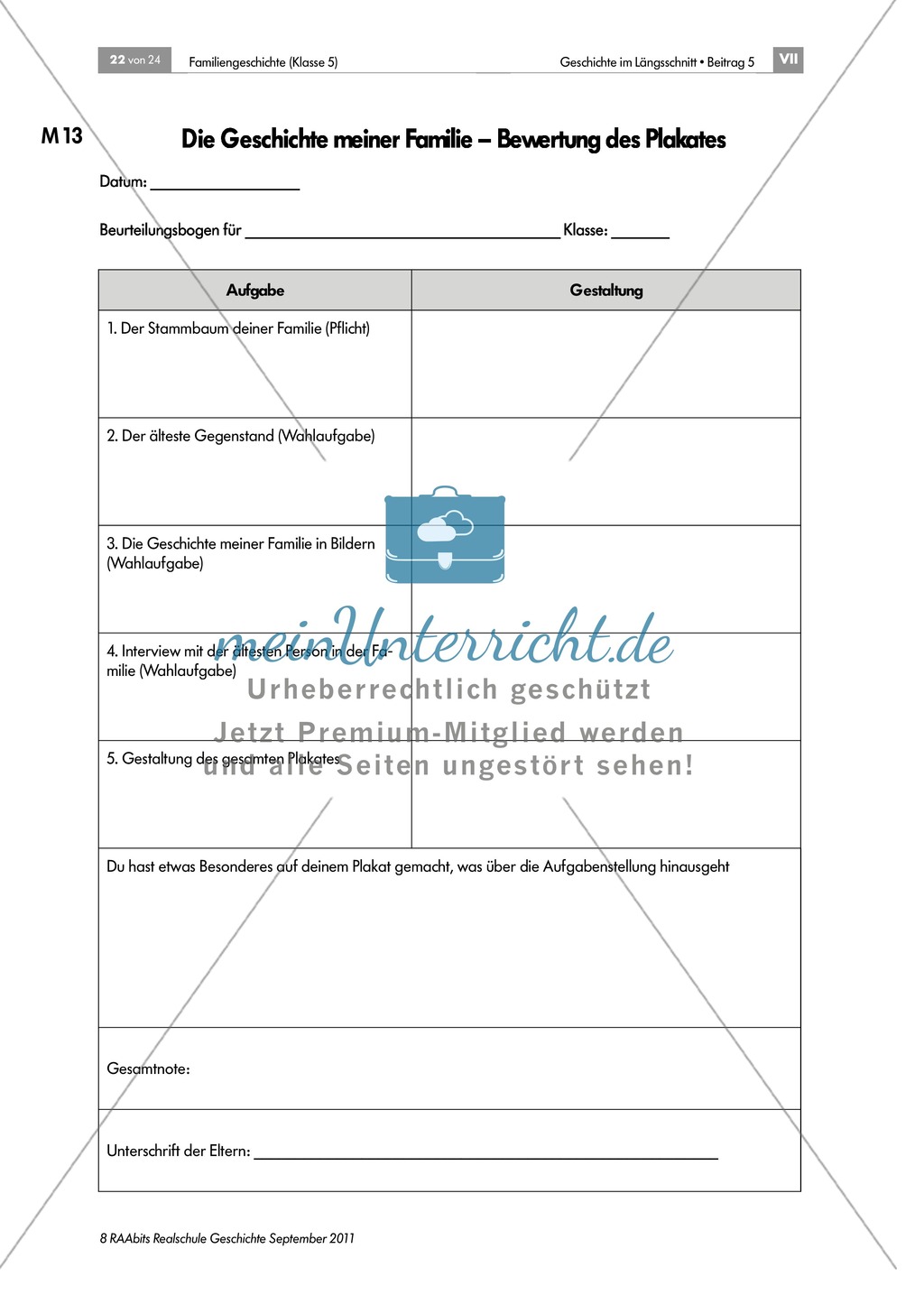 Familiengeschichte:
