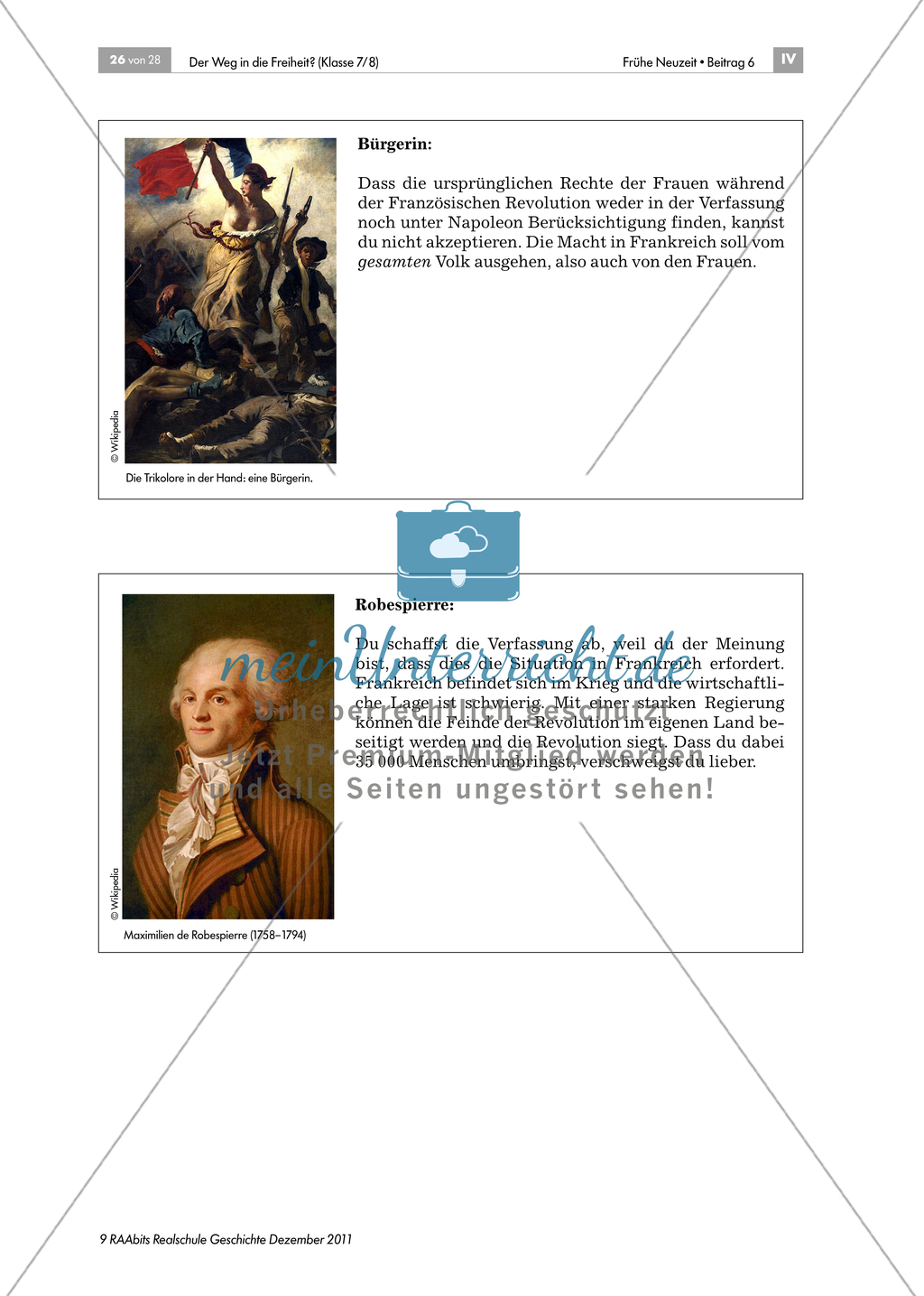 Französische Revolution:Rollenspiel Preview 2