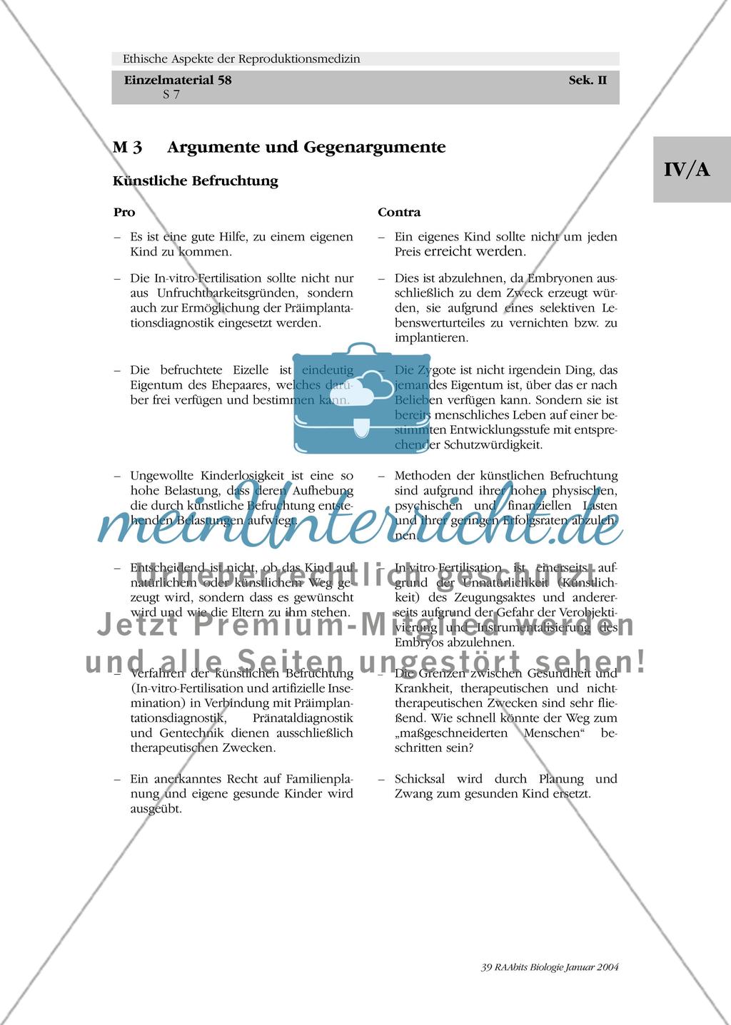 Argumente und Gegenargumente Preview 1