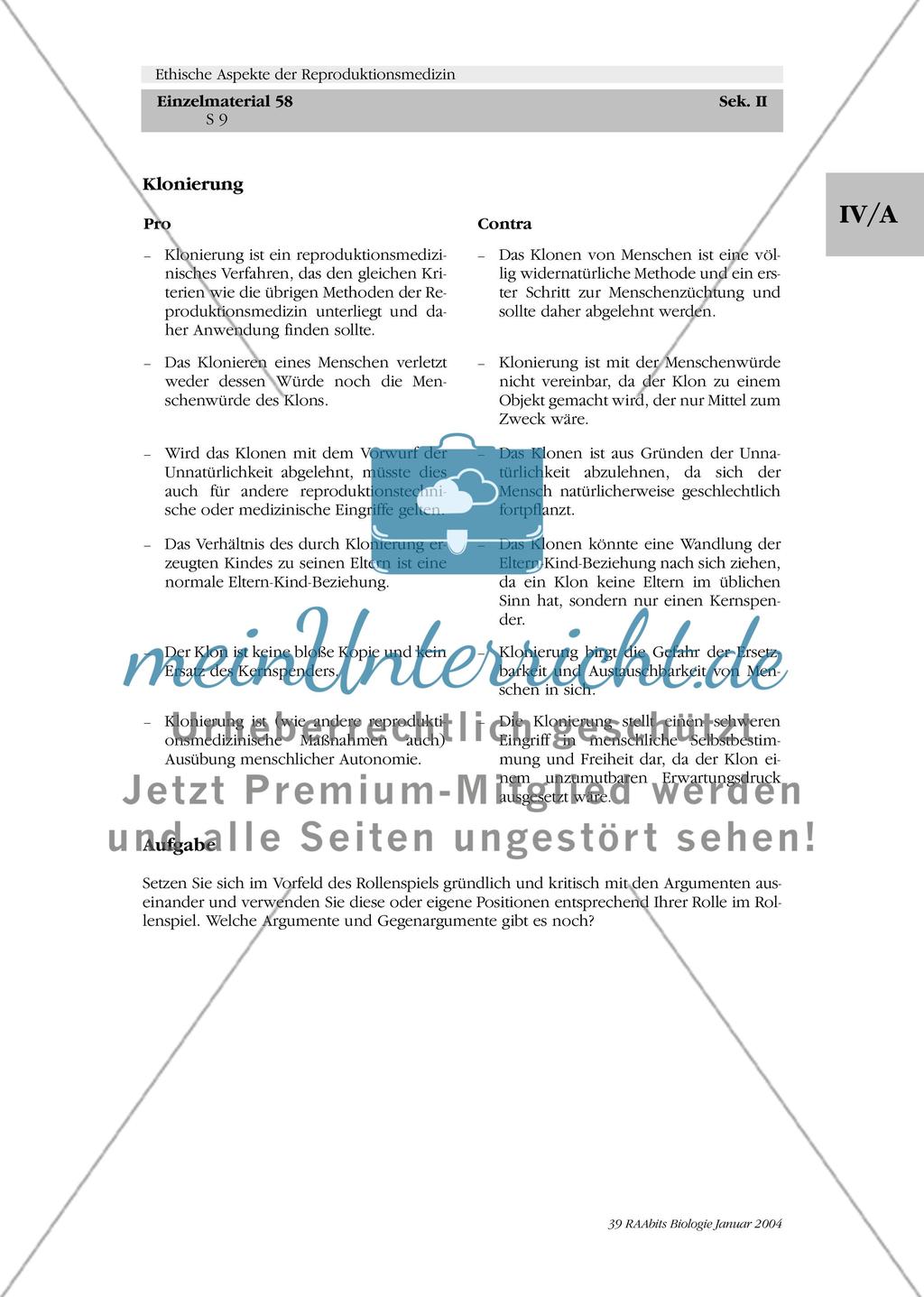 Argumente und Gegenargumente Preview 3