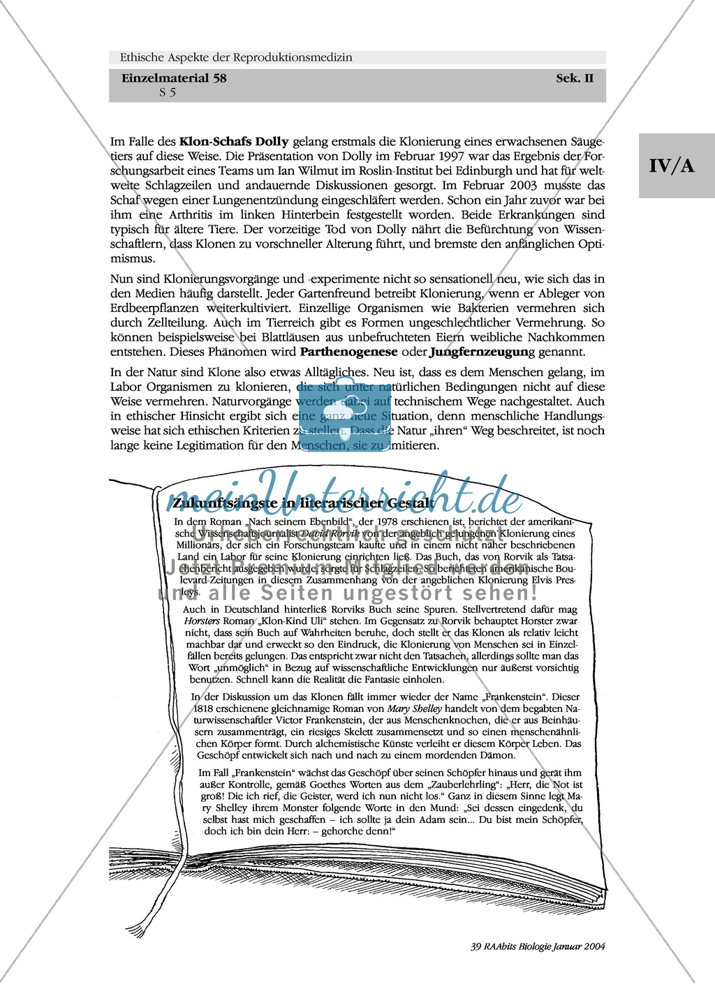 Ethische Aspekte der Reproduktionsgenetik: Pränatale Diagnostik und Genomanalyse - Prävention oder Selektion? Preview 5