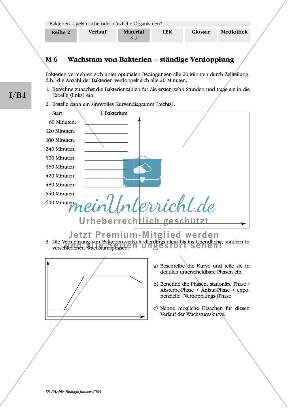Bakterien: Grundbauplan und Vermehrung: Text, Zeichnung, Diagramm Preview 3