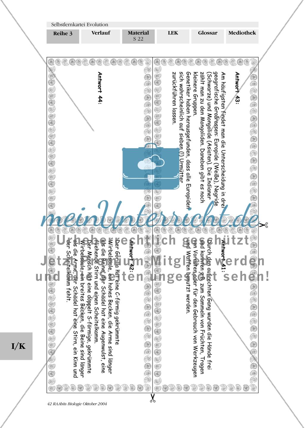 Selbstlernkartei Evolution Preview 26