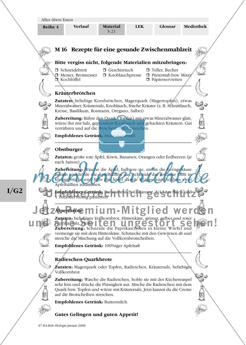 Die gesunde Zwischenmahlzeit Preview 1