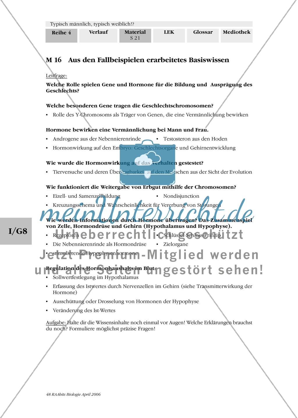 Aus den Fallbeispielen erarbeitetes Basiswissen Preview 1