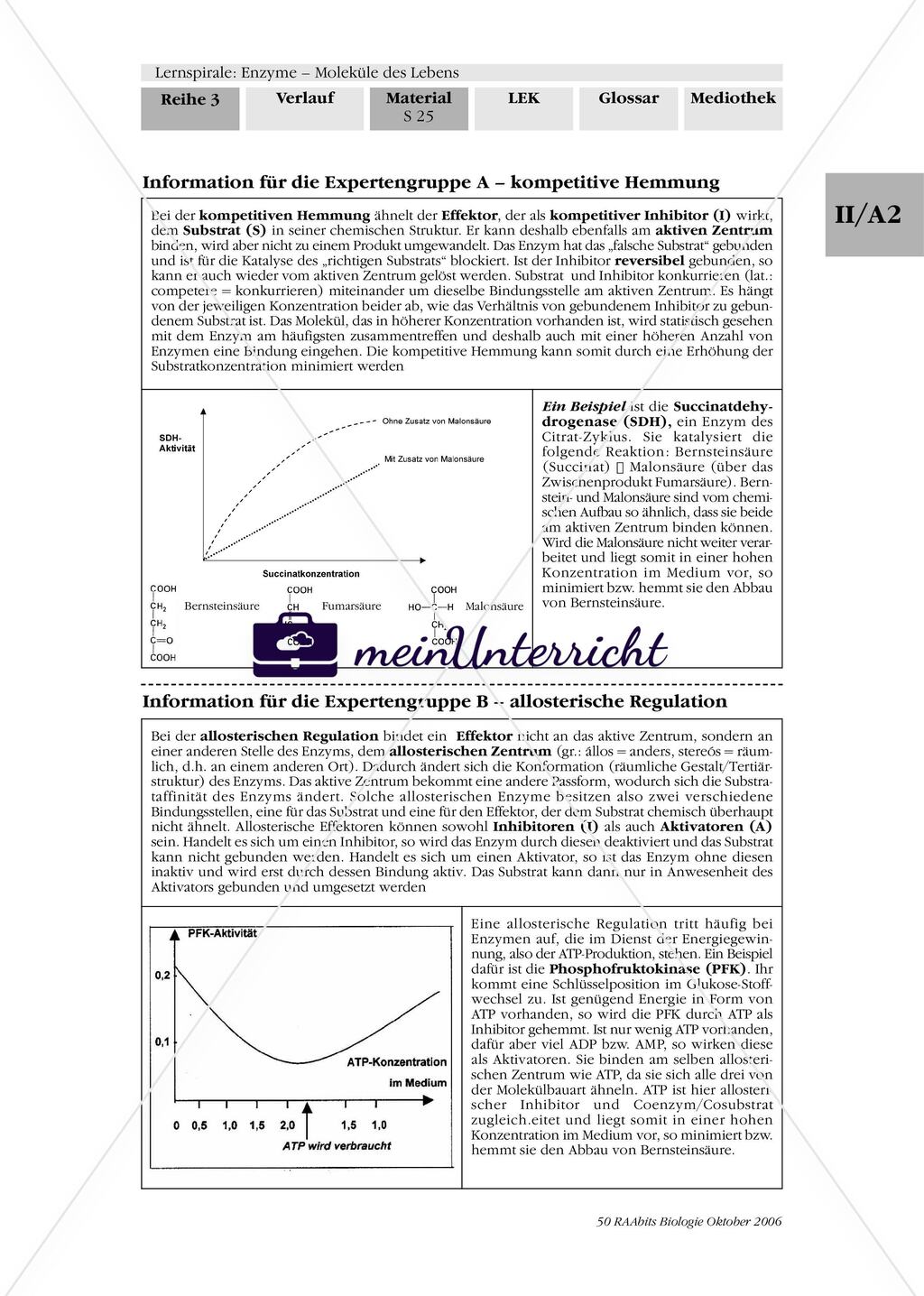 Arbeitsinsel 7: Stoffwechselregulation Preview 3
