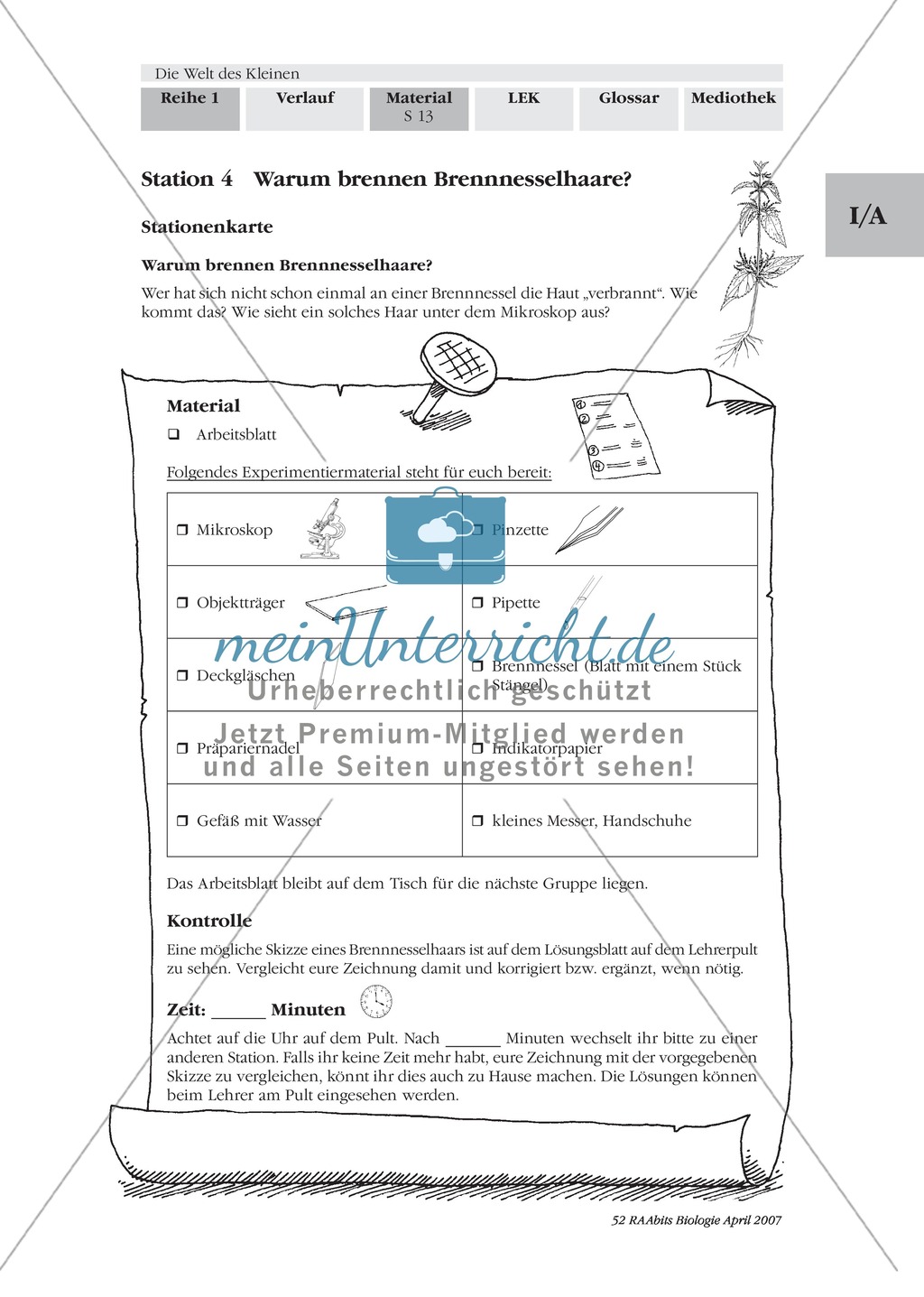 Stationenlernen Mikroskopie: Preview 12