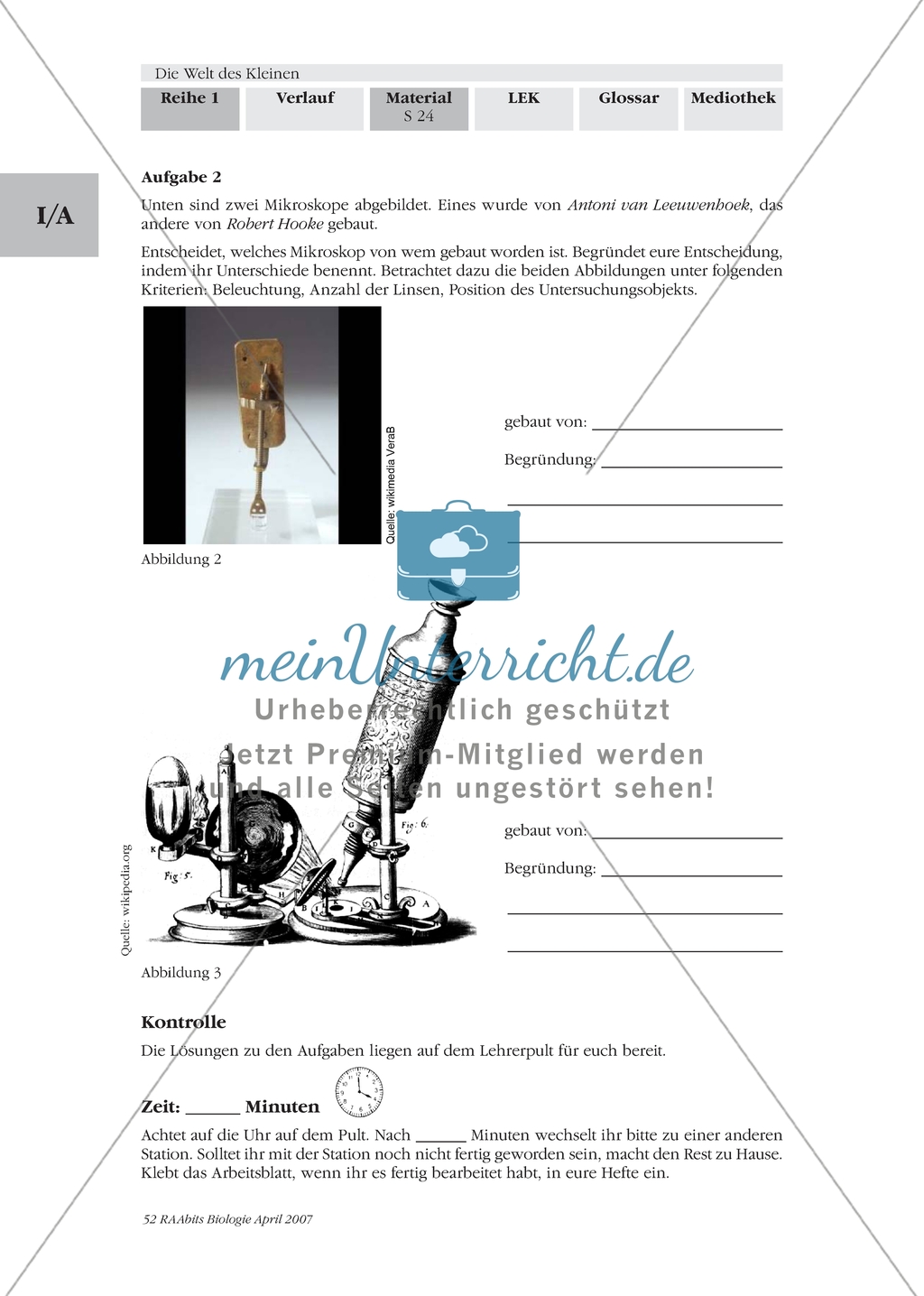 Stationenlernen Mikroskopie: Preview 23