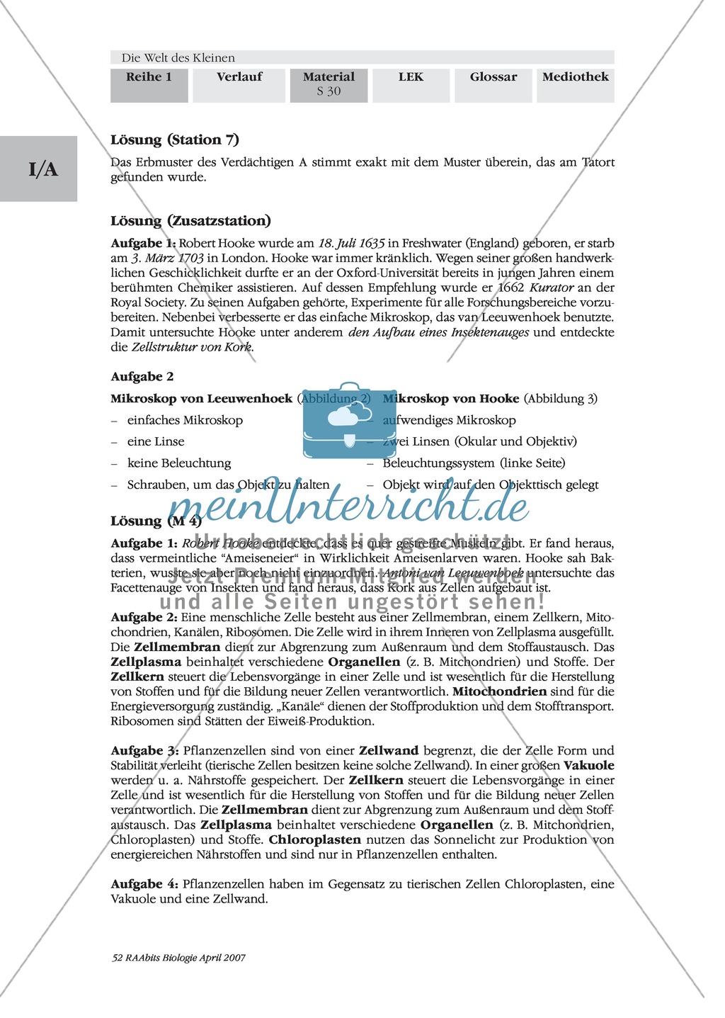 Stationenlernen Mikroskopie: Preview 26