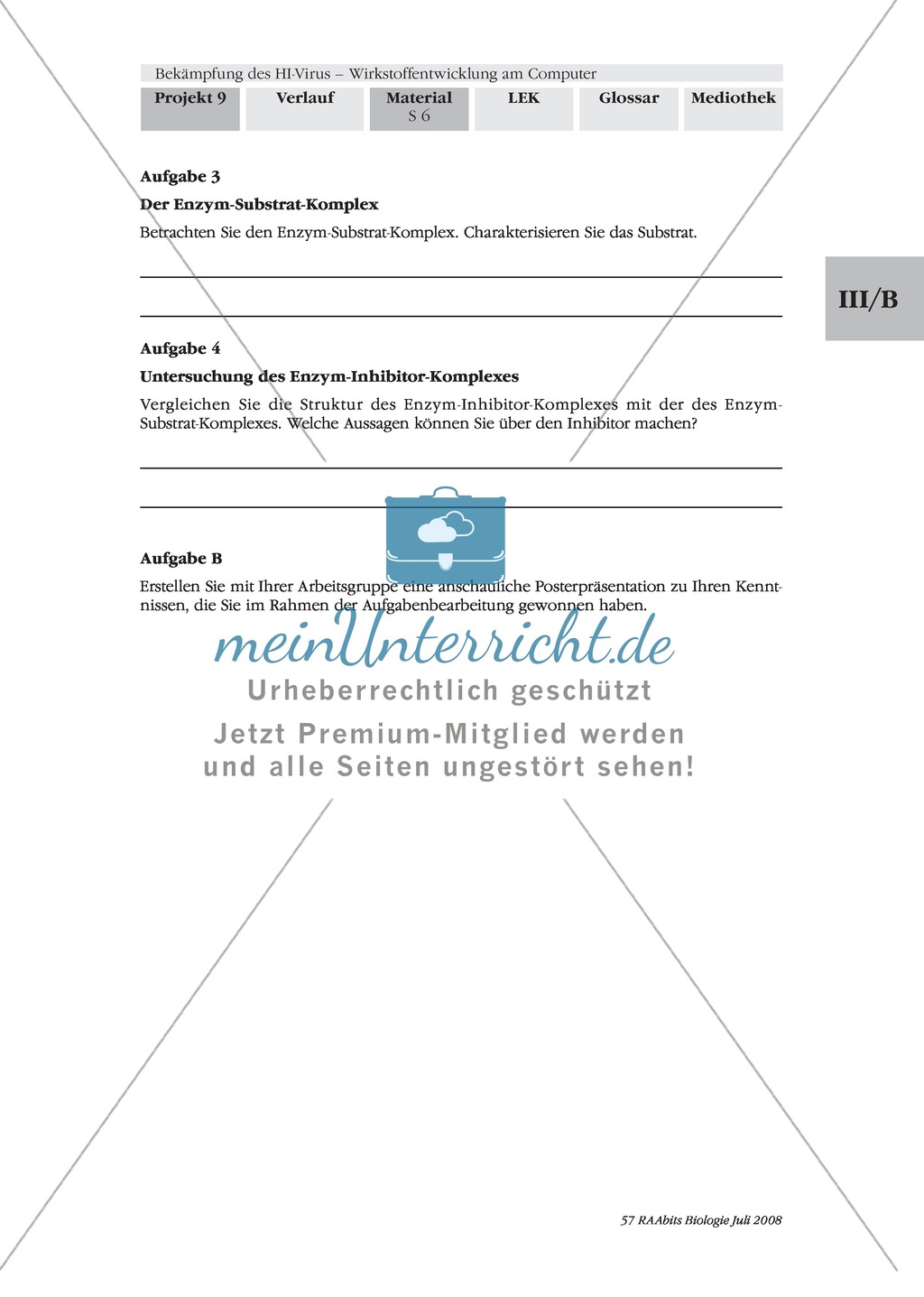 Einen kompetitiven HIV-Protease-Inhibitor durch Rationale Wirkstoffentwicklung in Expertenteams entwickeln Preview 2