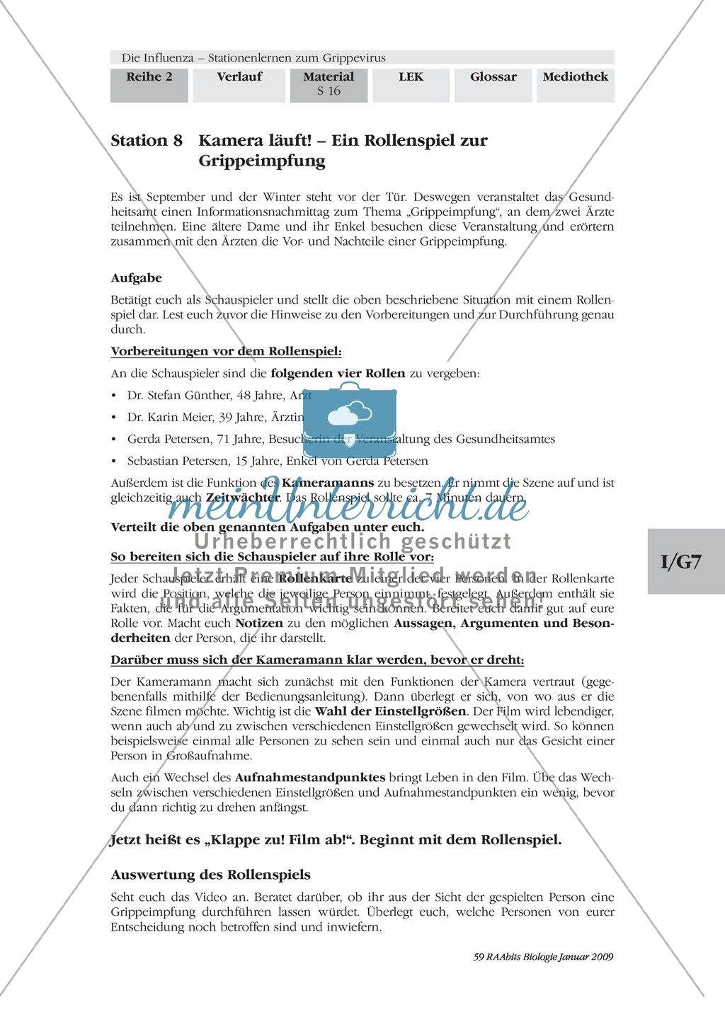 Stationsarbeit zum Thema Influenza mit Themen zur Vogelgrippe, Viren und Fieber Preview 15