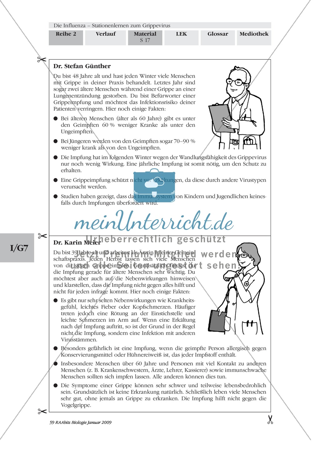 Stationsarbeit zum Thema Influenza mit Themen zur Vogelgrippe, Viren und Fieber Preview 16
