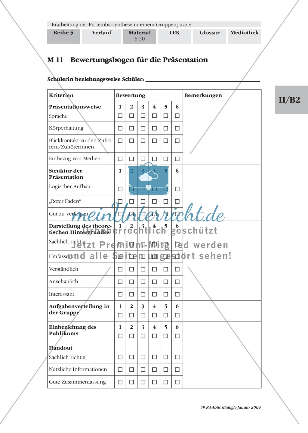 Die Teilprozesse der Proteinbiosynthese: Mini-Gruppenpuzzle Preview 10