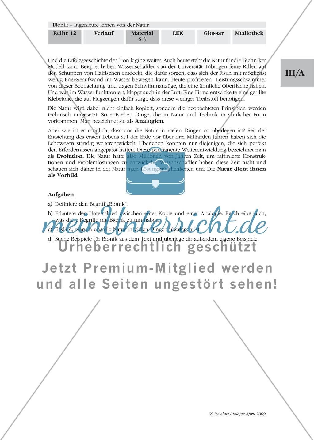 Einführung: Bionik – die Natur als Vorbild Preview 2