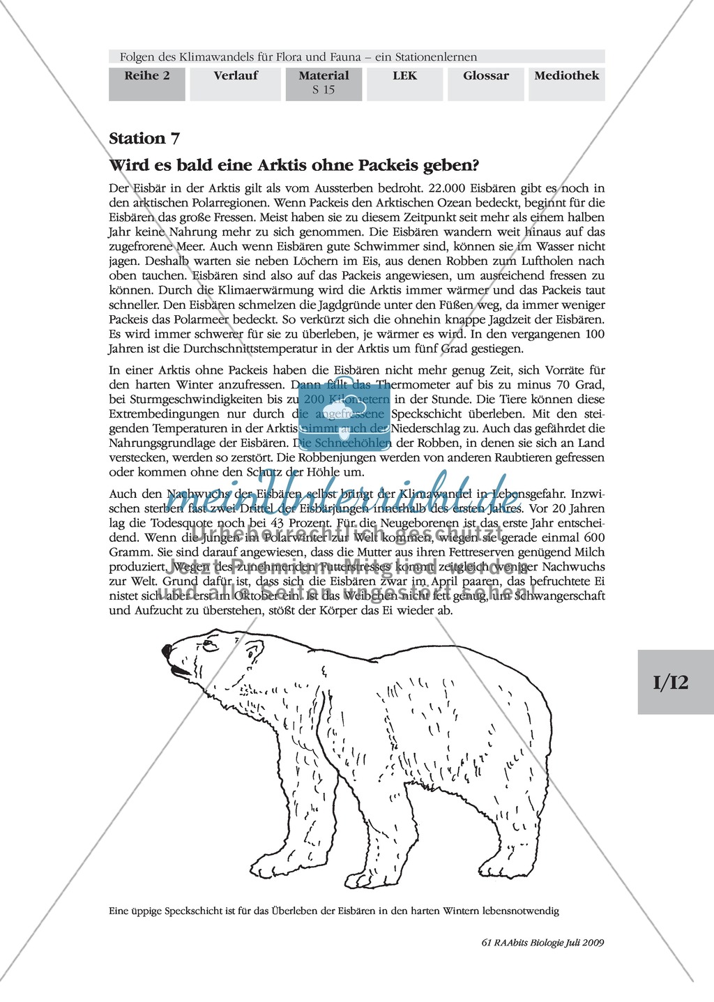 Stationenlernen: Klimawandel und Folgen für Flora und Fauna Preview 14