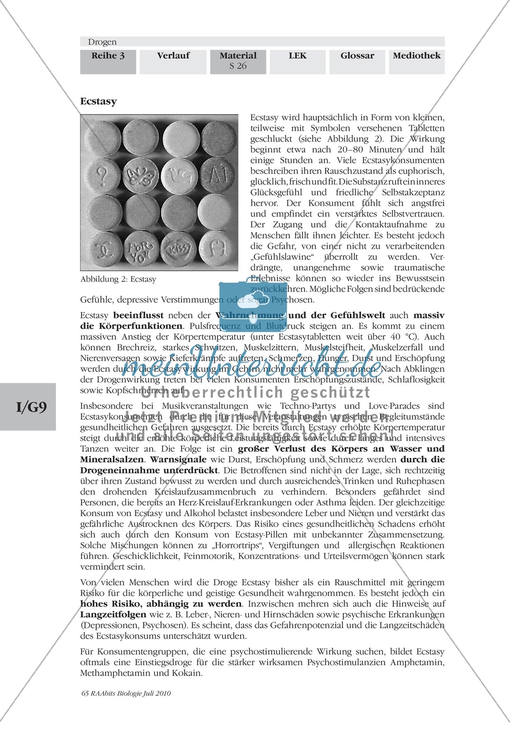 Drogen: Die Sucht + ihre Stoffe - das Beispiel Amphetamine + Ecstasy Preview 3